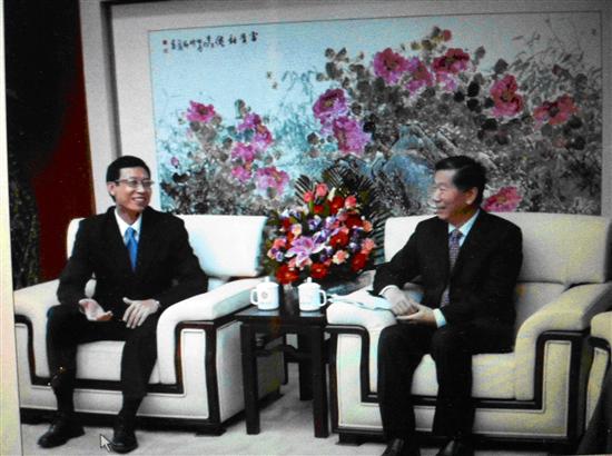 陳主任委員裕璋與大陸銀行監理機關尚主席福林會晤